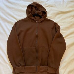 Brown zip up jacket